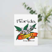 Florida Staat Blume Orange Blossom Postkarte (Stehend Vorderseite)