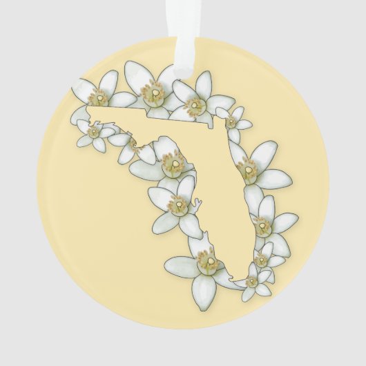Florida Staat Blume Ornament (Rückseite)