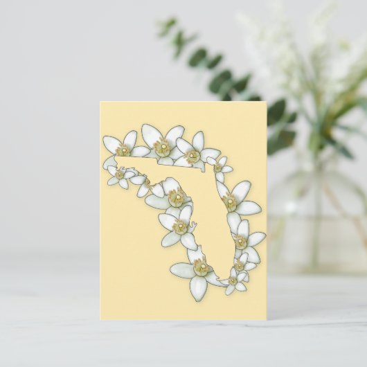 Florida Staat Blume Postkarte (Stehend Vorderseite)