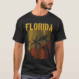 Florida Staat FL Tropischer Sommerurlaub Florida T-Shirt