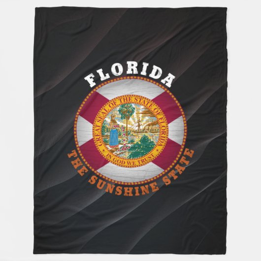 FLORIDA STAAT FLAG FLEECEDECKE (Vorderseite)