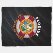 FLORIDA STAAT FLAG FLEECEDECKE (Vorderseite (Horizontal))