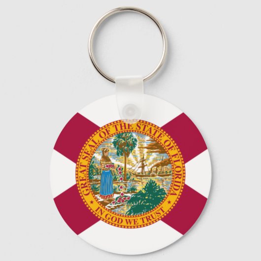 FLORIDA STAAT FLAG SCHLÜSSELANHÄNGER (Vorderseite)