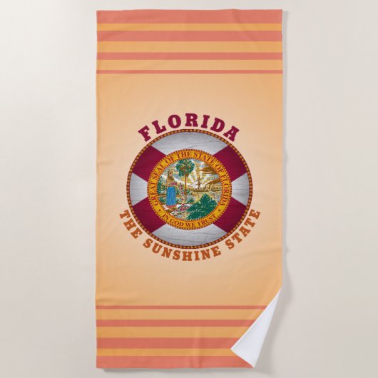 FLORIDA STAAT FLAG STRANDTUCH (Vorderseite)