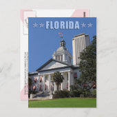 Florida Staat Hauptstädte (alt und neu), Tallahass Postkarte (Vorne/Hinten)