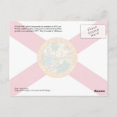 Florida Staat Hauptstädte (alt und neu), Tallahass Postkarte (Rückseite)