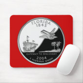 Florida Staat Imitate Quarter Mousepad (Mit Mouse)