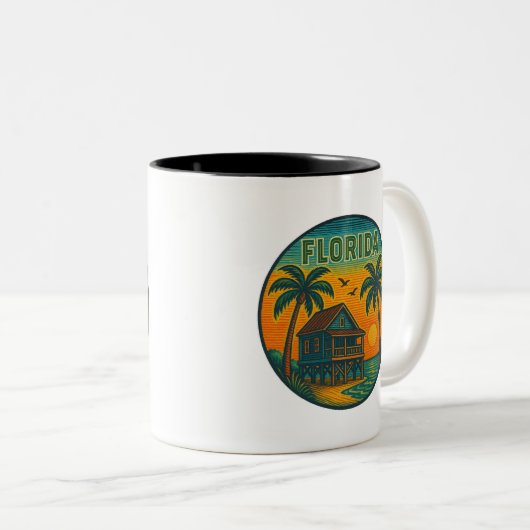 Florida Staat Keramik Tasse (VorderseiteRechts)