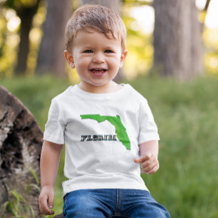 Florida Staat Map and Text Baby T-shirt