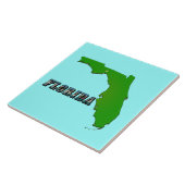Florida Staat Map and Text Fliese (Seite)
