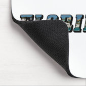 Florida Staat Map and Text Mousepad (Ecke)