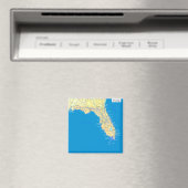 Florida Staat Map Magnet (In Situ (Geschirrspüler))