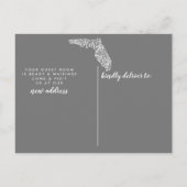 FLORIDA Staat Moving Announcement Post Card Ankündigungspostkarte (Rückseite)