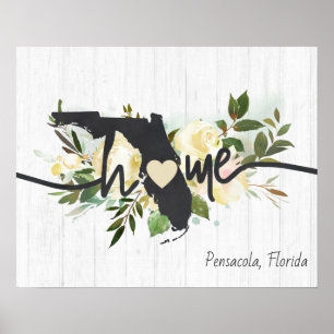 Florida Staat Personalisiert Ihre Zuhause City Rus Poster