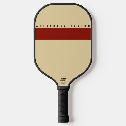 Florida Staat Pickleball Paddlevorlage Pickleball Schläger (Vorderseite)