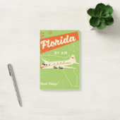 Florida Staat Retroposter. Post-it Klebezettel (Büro)