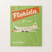 Florida Staat Retroposter. Puzzle (Vertikal)