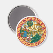 Florida Staat Siegel Magnet (Vorderseite/Rückseite)