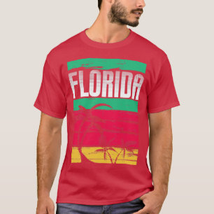 Florida Staat Sommerferien Tropische FL Florida T-Shirt