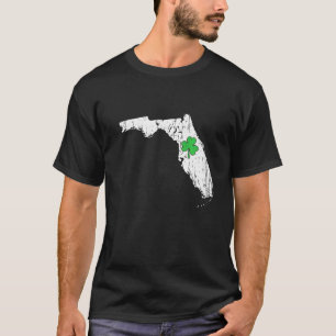 Florida Staat St Patrick S Day Florida Green Shamr T-Shirt