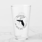 Florida Staat Trinkglas Glas (Rückseite)