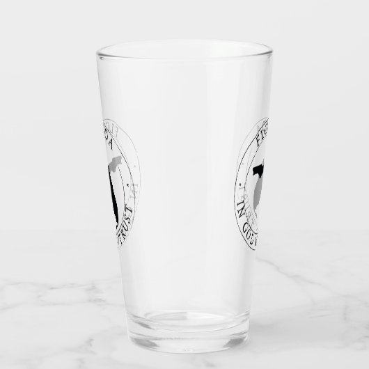 Florida Staat Trinkglas Glas (Rechts)
