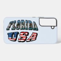 Florida Staat und USA Flag Foto Text