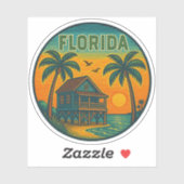 Florida Staat Vinyl Sticker (Blatt)