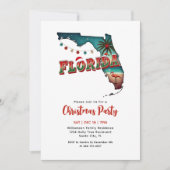 Florida Staat Weihnachtsfeier Einladung (Vorderseite)