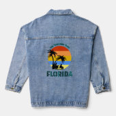 Florida Staat-Zeichen Jeansjacke (Rückseite)