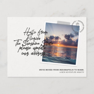 Florida Staat Zielort-Ankündigung Einladungspostkarte