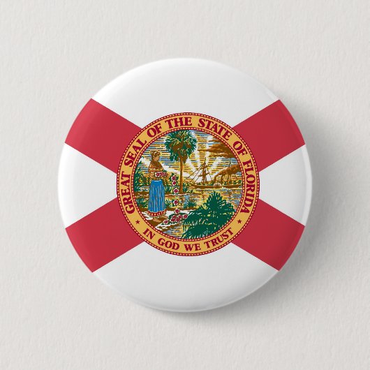 Florida-Staats-Flagge Button (Vorderseite)