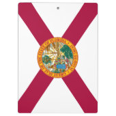 Florida-Staats-Flagge Klemmbrett (Rückseite)