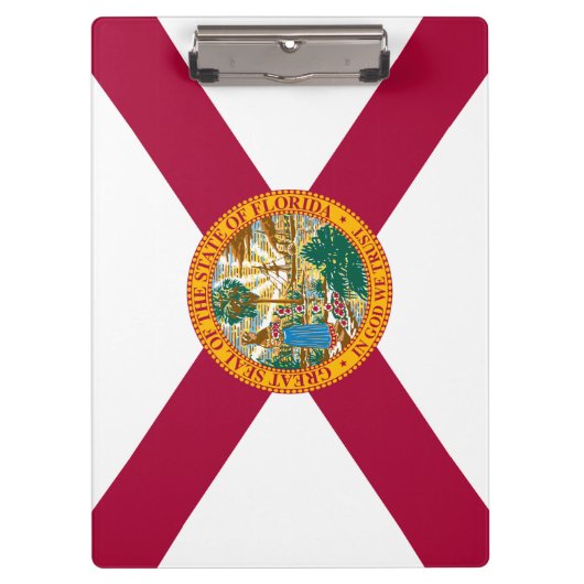 Florida-Staats-Flagge Klemmbrett (Vorderseite)