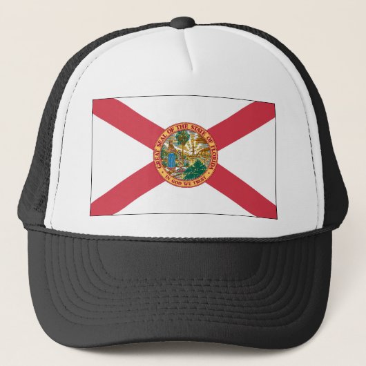 Florida-Staats-Flagge Truckerkappe (Vorderseite)