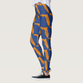"Florida" Staats-Form-Leggings Leggings (Links)