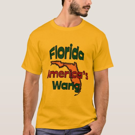Florida-Staats-Motto ~ Amerikas Wang T-Shirt (Vorderseite)