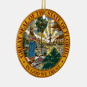 Florida-Staats-Siegel Keramikornament (Rechts)