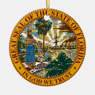 Florida-Staats-Siegel Keramikornament
