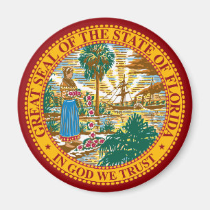 FLORIDA-STAATS-SIEGEL MAGNET