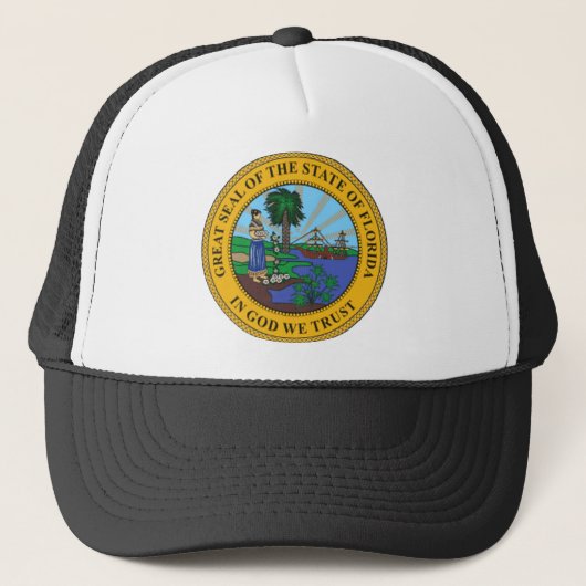 Florida-Staats-Siegel Truckerkappe (Vorderseite)