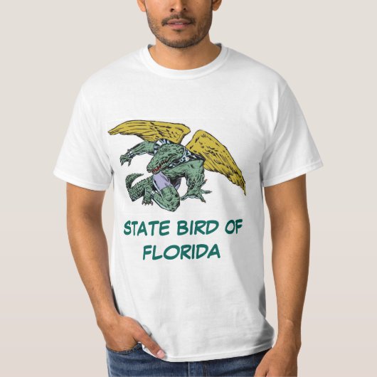 FLORIDA-STAATS-VOGEL: DER ALLIGATOR T-Shirt (Vorderseite)