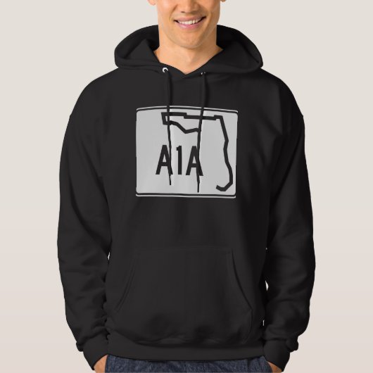 Florida-Staats-Weg A1A Hoodie (Vorderseite)