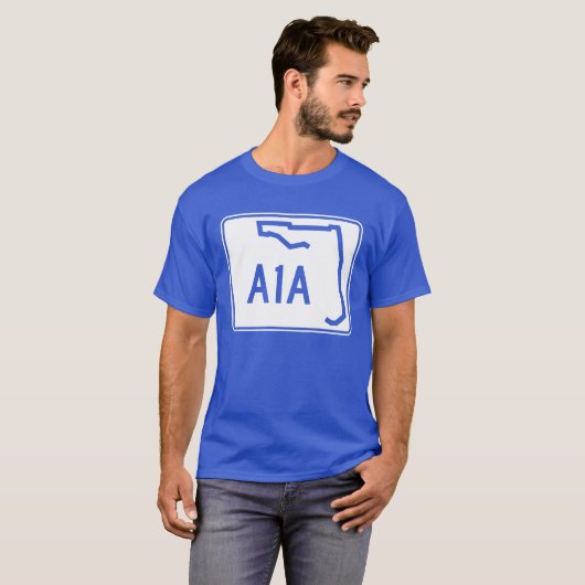 Florida-Staats-Weg A1A T-Shirt (Vorne ganz)