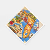 Florida Staatsfeier Serviette (Ecke)