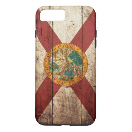 Florida Staatsflagge auf Altholzkörner Case-Mate iPhone Hülle