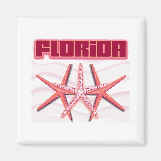 Florida Starfish Magnet (Vorne)
