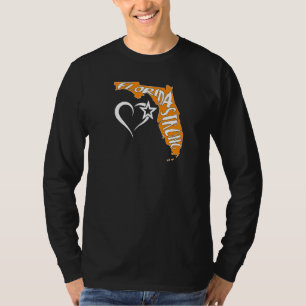 Florida Stark Silhouette Herzstück Snowbird Flo T-Shirt