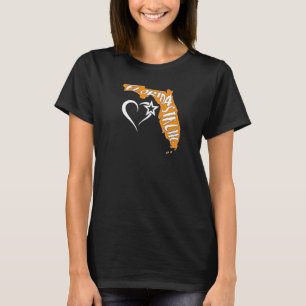 Florida Stark Silhouette Herzstück Snowbird Flo T-Shirt