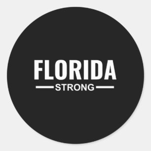 Florida Starke Unterstützung für das Gebet in der Runder Aufkleber